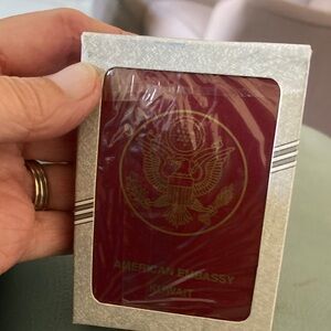 American embassy Kuwait playing cards